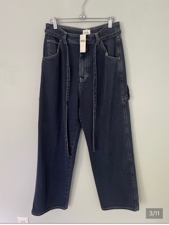 Closed Denim - CLOSED Blue Jeans with Self-Tie Belt